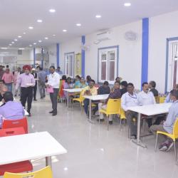 Secretary Telecom Shri K Rajaraman inaugurated a modern canteen in Sanchar Bhawan